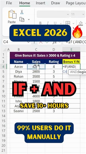 Excel Tips and Tricks | Excel Shortcuts #exceltutorial #careergrowth #upskill