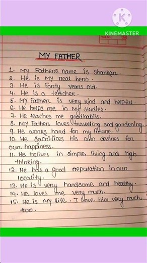 My Father Essay in English ✍️ ll Best Short Essay 2026 ll