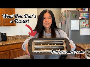 Elite Gourmet ECT-3100 Toaster: The Ultimate 4-Slice Toaster for Bagels, Waffles & More!