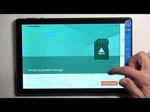 How to Format SD Card on ALCATEL 3T 10 / Delete All Data from ...