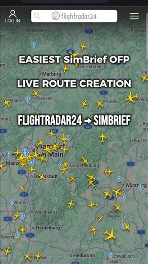 Turn Any FlightRadar24 Flight Into SimBrief 😮✈️