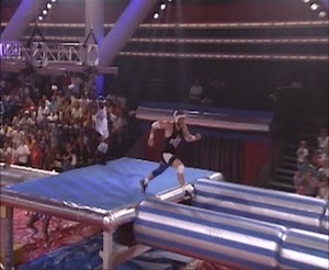 32K views · 570 reactions | Once again, this contender comes from behind to snatch a victory! #AmericanGladiators #GladiatorsTVShow #GladiatorsTheEliminator Own The Series: https://itunes.apple.com/ca/tv-season/american-gladiators-season-1/id270388467 | American Gladiators | Facebook