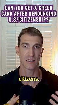 Can You Revert to Permanent Resident Status After Renouncing US Citizenship?