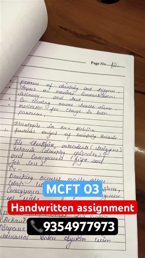 IGNOU MCFT 03 assignment 2025-26 #ignouassignment