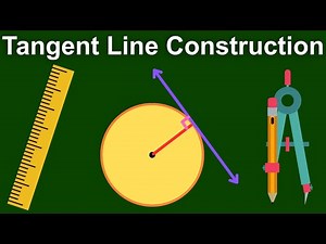 Constructing a Line Tangent to a Circle with a Compass and Straightedge