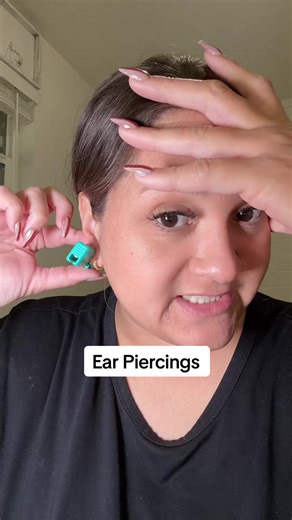 Easiest ear piercing I’ve ever had! #earpiercing #earpieceings #earringslovers #earringstack