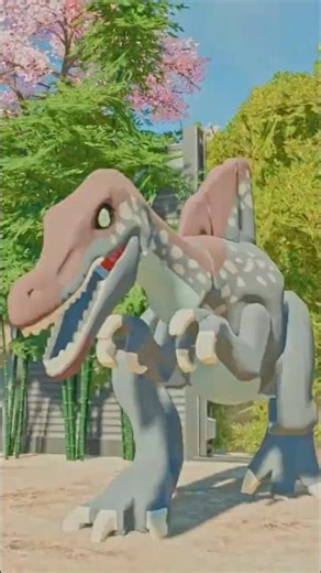 Lego Spinosaurus Vs Dominion Giganotosaurus | Jurassic World Evolution 3