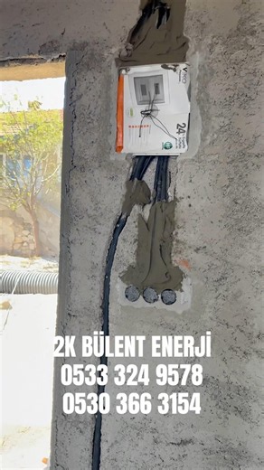 2K BÜLENT ENERJİ Değişimi bizimle #keşfet #elektrik #enerji #elektronik #tesisat #değişim #inşaat