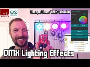 DMX Lighting Control with Arduino and Node-RED
