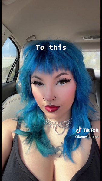 DIY: How to Transition from Green to Blue Hair at Home!