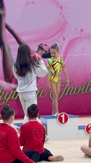 Awards Sofia Sholoshenko level 5 gymnast at Portland Rosebud competition 2025 #usa