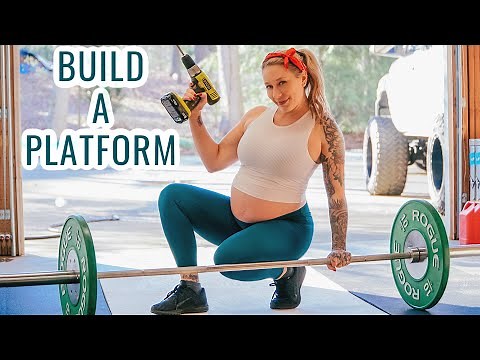 HOW TO BUILD a WEIGHTLIFTING PLATFORM for under $250!