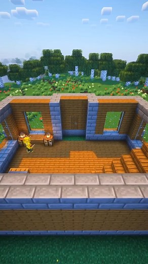 Minecraft Oak house #minecraft #minecraftbuilding #minecraftbuild #minecrafttutorial #fyp (2) | Kimleng