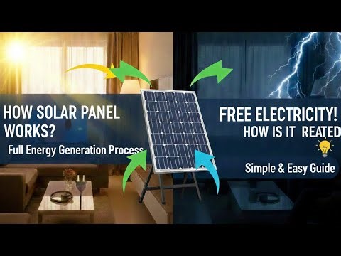 सोलर पैनल कैसे काम करता है, सोलर पैनल कीकार्यप्रणाली।