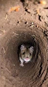 “Micro Camera on Mouse Shows Secret Underground World”
