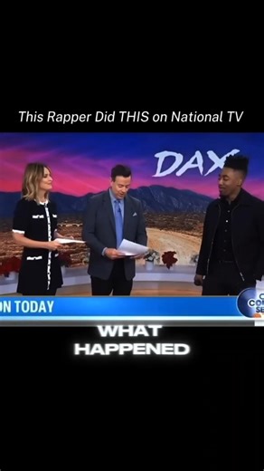 Rapper goes viral for singing on live TV.‪@Thatsdax‬ #music #dax