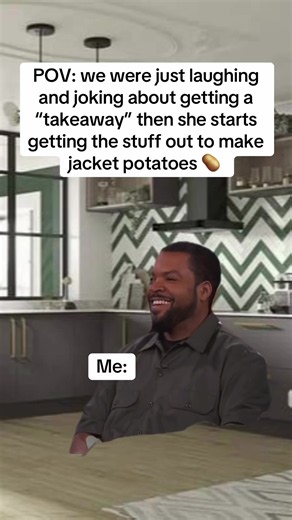 What went wrong? 😑 #takeaway #food #icecube #edit #mood | jacket potatoes