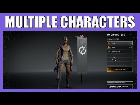 How To Create Multiple New Characters + How To Switch Characters Outriders For PC, Xbox, PlayStation