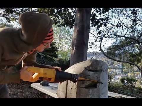 DIY Aircrete experiments: casting and carving