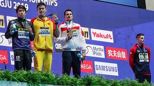 Duncan Scott refuses to share podium with Sun Yang at aquatics worlds