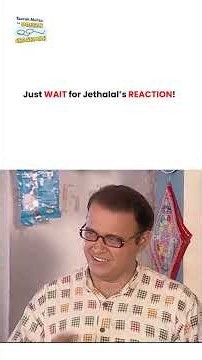 Just Wait for Jethalal’s Reaction ! #tmkoc #funny #jethalal #daya #shortsfeed