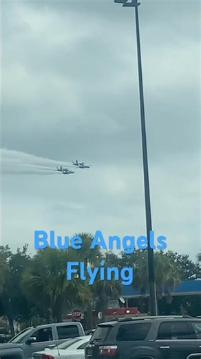 I saw these Blue Angels Practice Over Pensacola Florida | Incredible U.S. Navy Jet Training Flight