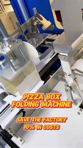 Pizza box folding machine#packingmachine #boxfoldingmachine #foldingmachine #mailerbox #pizzabox
