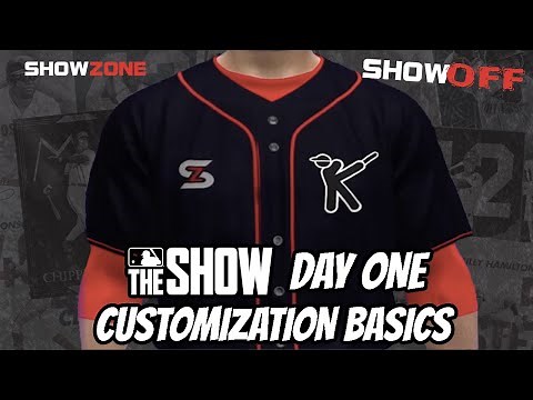 Day 1 Logo, Uniform and Team Customization Basics - MLB the Show 22 - ShowOff