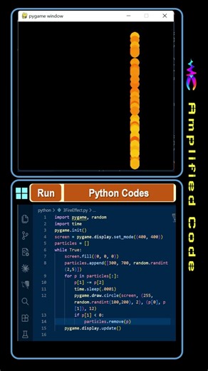 98: Fire Effect | Python Programming #coding