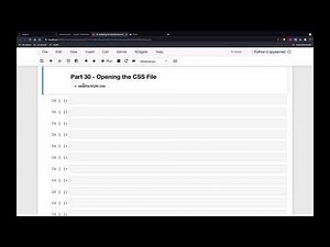 30 Opening the CSS File