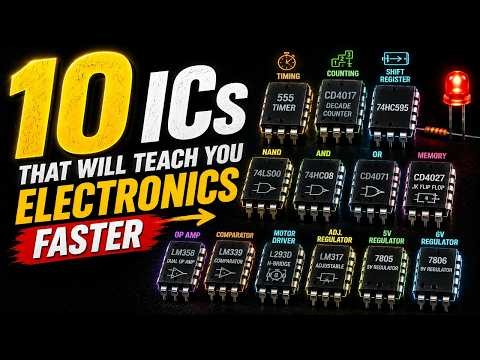 10 ICs That Will Teach You Electronics Faster