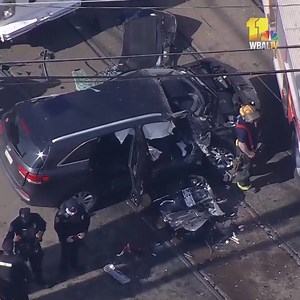 Dozens of people were injured after a trolley crashed into a bus and SUV that collided in its path in Philadelphia >> https://bit.ly/2Bpl10B | WBAL-TV 11 Baltimore