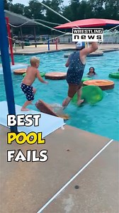 6.5K views · 36 reactions | The absolute best pool fails! ‍♀️ | Wrestling News | Facebook