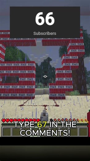 SUBSCRIBE SO I GET 67 SUBS!!! #minecraft #minecraftshorts #minecraftmemes #memes #gaming #shorts