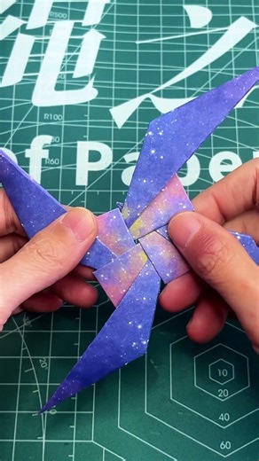 Origami Fuma Shuriken | 折り紙風魔手裏剣 #diy #origami #handmade #tutorial