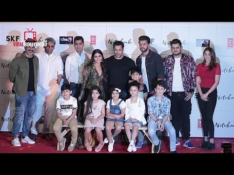Notebook Official Trailer Launch | FULL EVENT | Salman khan, Pranutan Bahl, Zaheer Iqbal | SKF