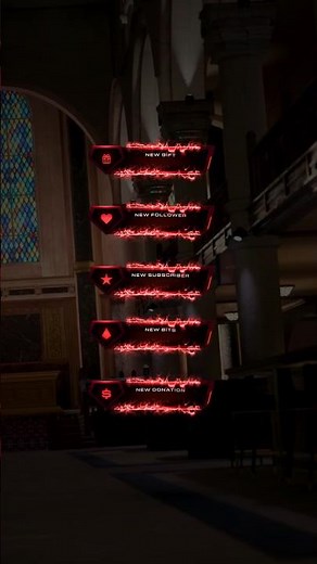 Animated Electric Alerts for Streamers