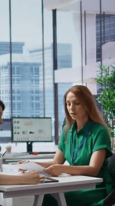 Vertical Video Human Resources Employees Evaluating Stock Footage Video (100% Royalty-free) 3576927573 | Shutterstock