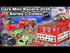 Disney Cars 2026 Mini Racers Series 1 Codes - Race & Rescue Red, Kathy Copter, Snot Rod, Lizzy