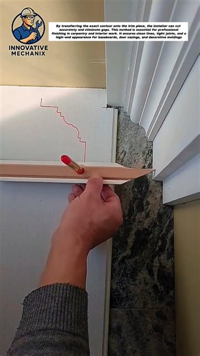 Perfect Trim Scribing Technique for Tight Corner Fits | Pro Finish Hack