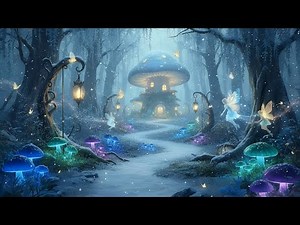 ˚🍃🧚‍♀️｡ Fairycore Disney Ambient in the Frozen Forest ❄️˚｡Magical Fantasy Music & ASMR Winter ⋆🍄