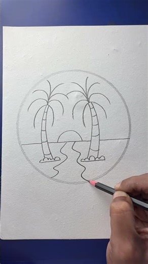 How to draw a scenery