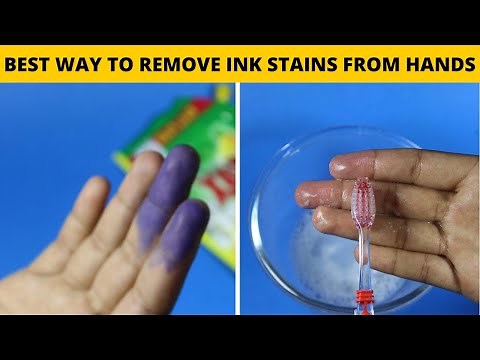 Easy Way to Remove Ink from Hands and Nails Instantly at home