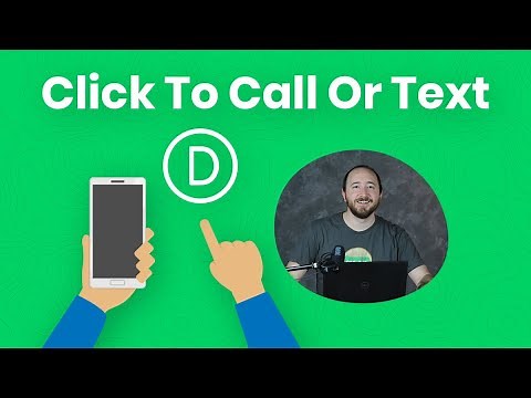 How To Create A Click To Call Or Send Text Button Link In Divi