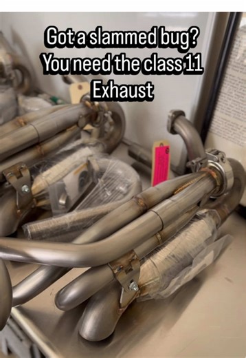The perfect exhaust for your slammed aircooled VW bug, the class 11 system does it all. Tons of ground clearance, aggressive sound and great power all in one package! When you’re ready to step up, we gotcha covered.