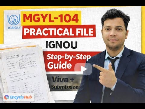 MGYL-104 Practical File Kaise Banaye | IGNOU MGYL 104 Practical Full Guide 2026