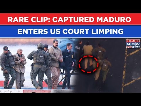 Caught On Cam: Captured Venezuelan Dictator Maduro Enters Courtroom Limping | Video Viral