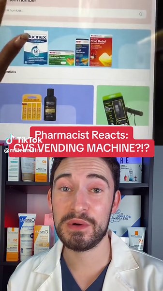 #duet with @Tara’s apothecary A CVS vending machine? Now I’ve seen it all. #pharmacy #pharmacist #pharmacytechnician #doctor #nurse #cvs #medicine #prescription #trending #fyp #millennialrx