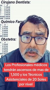 CONFEDERACIÓN NACIONAL DE TRABAJADORES ASISTENCIALES DEL PERÚ CONTAP CHAQUETAS BLANCAS Única Organización Gremial Netamente Profesionales Asistenciales Egresados de Institutos Superiores Tecnológicos luchando por CREAR EL TERCER GRUPO PROFESIONAL ASISTENCIAL CON REMUNERACIÓN DEL 90% DEL PROFESIONAL NO MÉDICO | Alberto Motta Ochoa