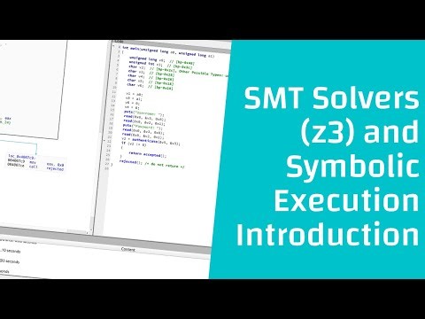 Introduction to SMT Solvers (z3) and Symbolic Execution (Arabic)